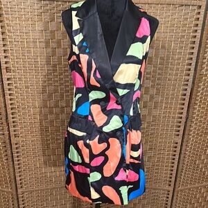 Colorful Abstract Women's Dress